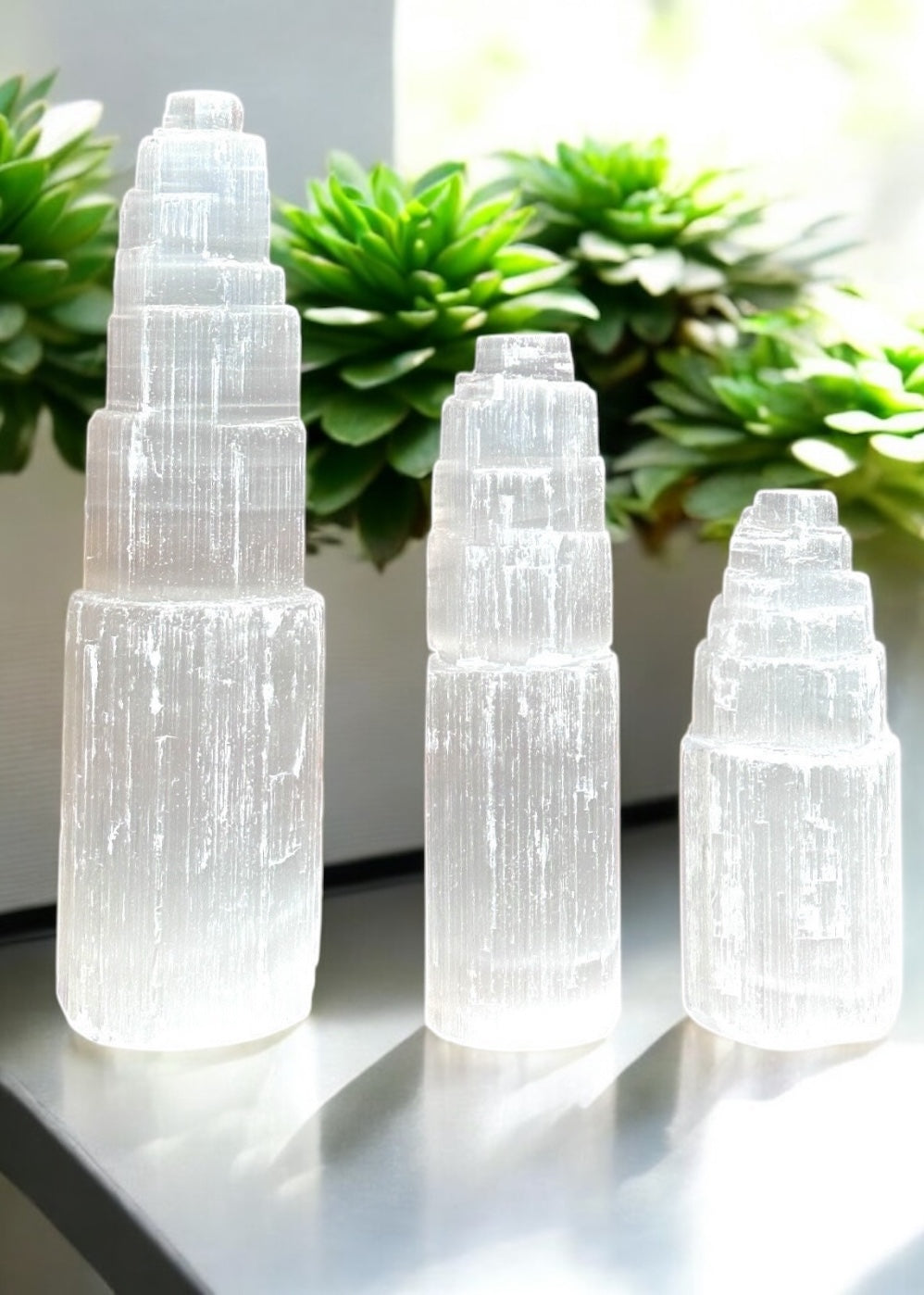 Selenite Crystal Tower