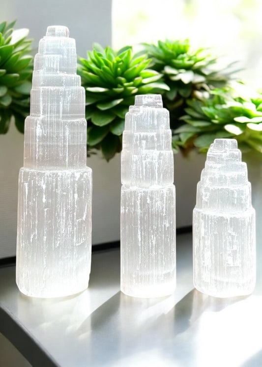 Selenite Crystal Tower